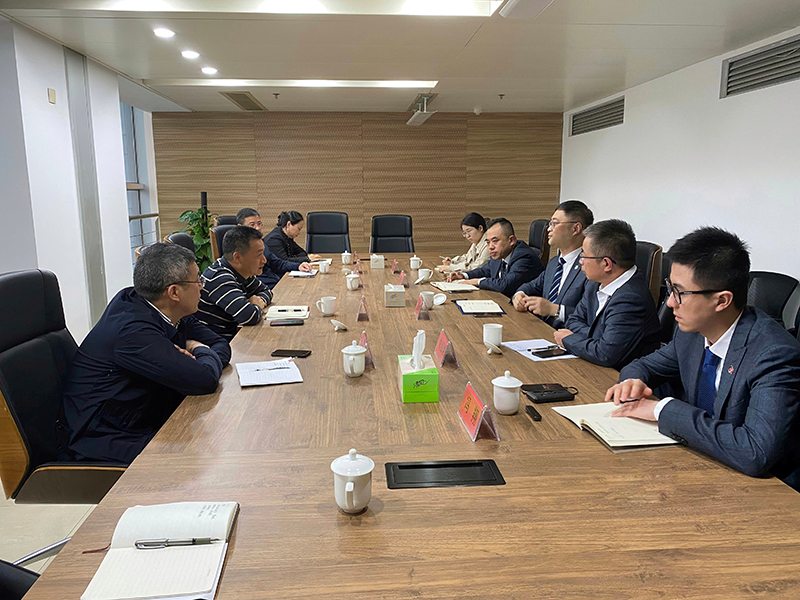 冶金物資赴北侖區(qū)區(qū)政府對接合作